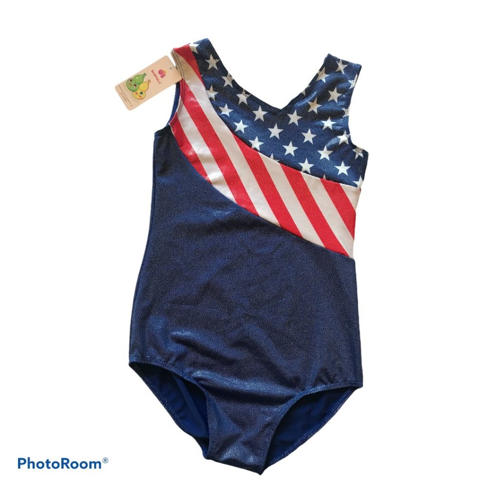 BAOHULU Girls Leotards for Gymnastics Patriotic - Picture 2 of 10